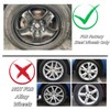 TULALUX Wheel Hubcaps Compatible with Ford Fusion 2010 2011 2012;