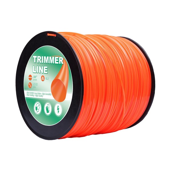 ZZity 5 Pound 0.095" Heavy Duty String Trimmer Line, Weed