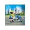 PLAYMOBIL 71732 Policier cycliste with recharge terminal