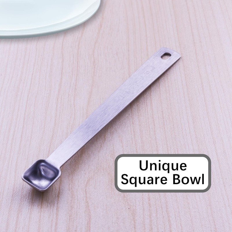 BERYLER 1PCS 1/16 Teaspoon(1/16tsp, 0.3ml) Single Tiny Measuring Spoon, Small