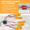 Fytoo 5PCS 3.7V 3000mAh Li-ion Battery with JST Plug with