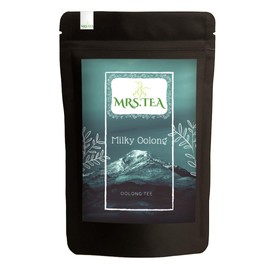 Mrs. Tea Milky Oolong Tea | Premium Oolong Tea with Green Tea Character, Half Fermented Green Tea Loose | Creamy Milk Note | Chinese Oolong Tea 90 g