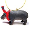 Conversation Concepts Hippopotamus Tiny Miniature One Christmas Ornament - Delightful,