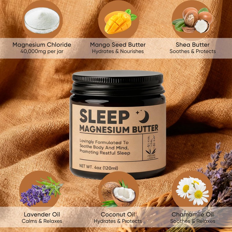 Wanciment Magnesium Butter for sleep – Magnesium Cream with Shea