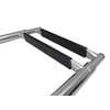 Marine Boat SS 2 Steps TELESCOPING Ladder Over Platform Rubber