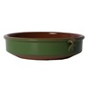 Terrissaires - Terracotta, Clay Bowl, Green Cazuela 17 cm Diameter