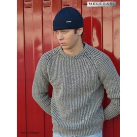 MELEGARI Docker Cap Trieste | Pure Merino Wool | Made in Italy, army green, One size