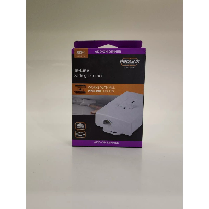 PROLINK In-Line Sliding Dimmer Switch #54873) White