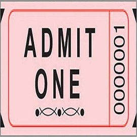 PREMIER SOUTHERN TICKET Single Ticket Roll, Pink