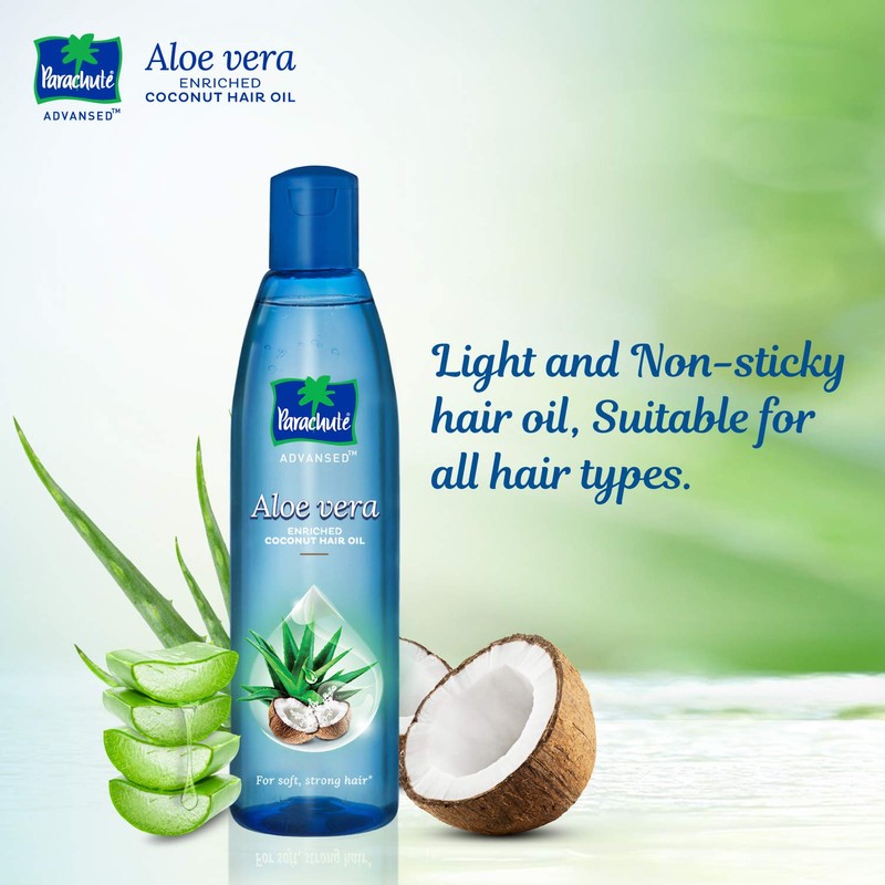 Parachute Advansed Aloe Vera Enriched Coconut Hair Oil, 250 ml