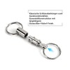 Norhogo 6 pieces key rings with quick release, removable key