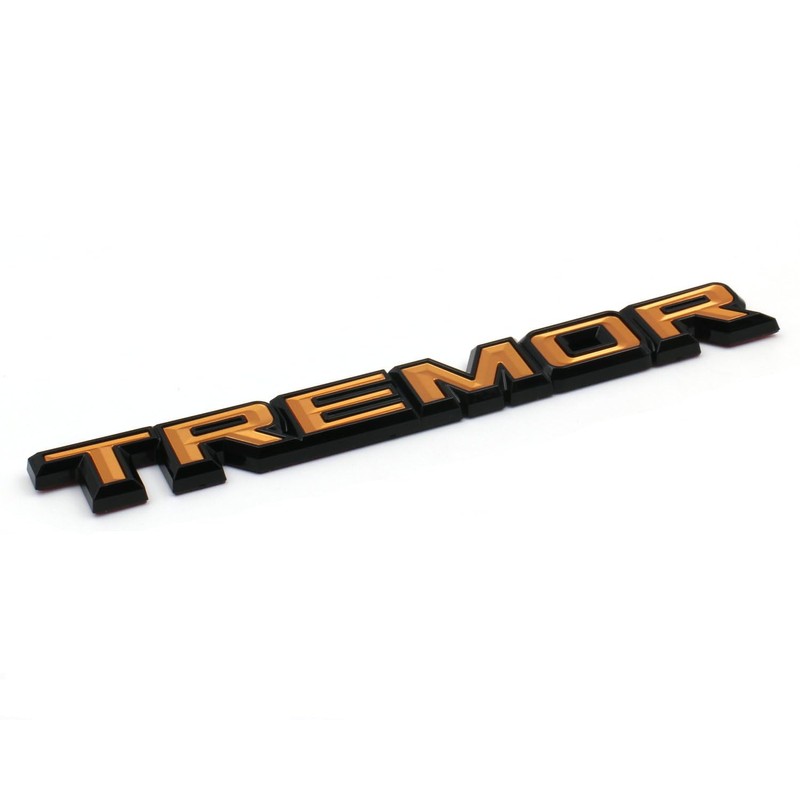 Mnneryss Black Gold New Tremor Tailgate Nameplate Emblem Compatible with
