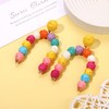 NLCAC Rattan Earrings for Women Beaded Rattan Ball Arch Drop
