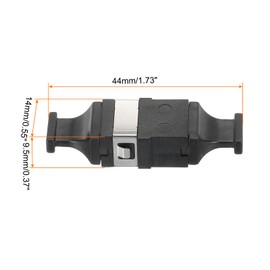 QUARKZMAN Fiber Optical Coupler MTP-MPO Single Mode Simplex Adapter MTP-MPO/UPC for Network Internet Connection Pack of 1