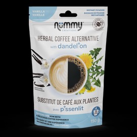 Nummy Creations Herbal Coffee Alternative With Dandelion Vanilla 150g