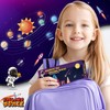 Space Rocket Magnetic Tiles Set, 58Pcs Magnatiles for Kids, Magnet