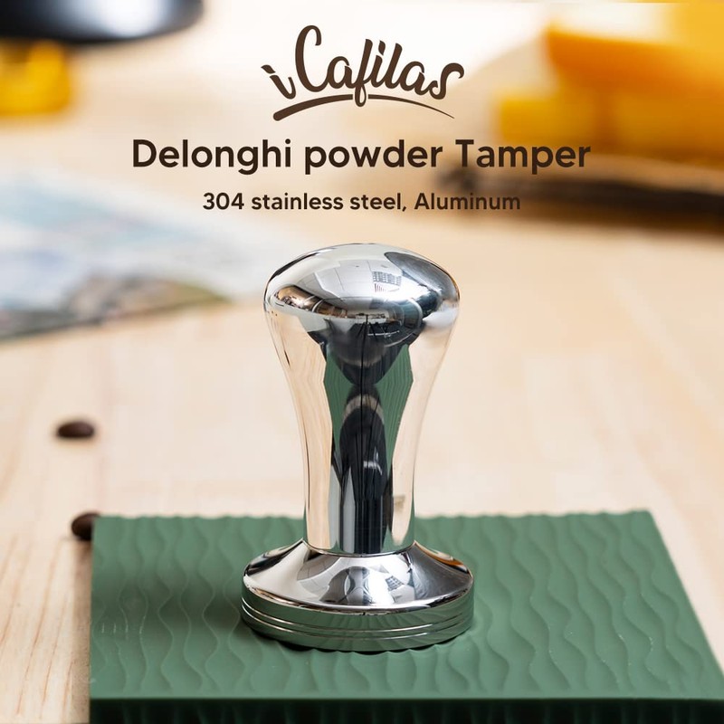 51mm Espresso Coffee Tamper, Stainless Steel Base