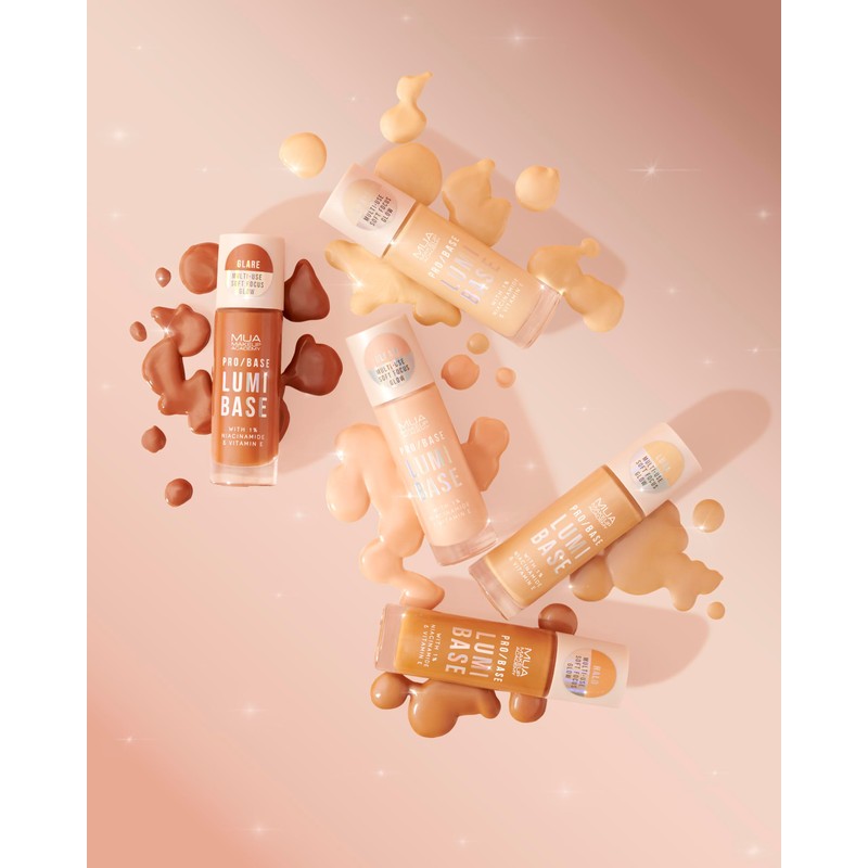 MUA Lumi Base, Tinted Glow Formula, Luna (Pack of 1)