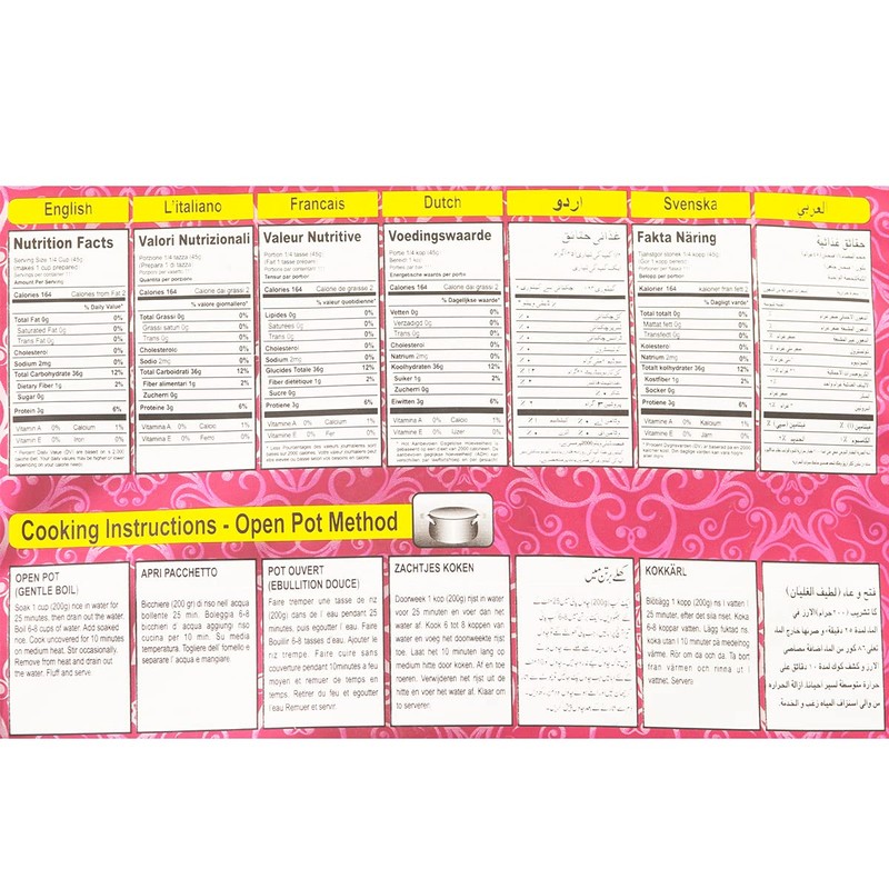 Guard Ultimate Nature's longest Basmati Rice 10lb