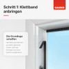 GAUDER GAUDER Fliegengitter fr Fenster (110 x 130 cm |