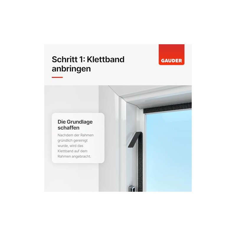 GAUDER GAUDER Fliegengitter fr Fenster (110 x 130 cm |