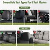 Nilight Car Seat Covers Custom Fit 2005-2024 Toyota Tacoma Double