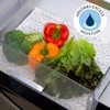 Envision Home Refrigerator Liners, Shelf Liner, Absorbent Fridge Liners, 12