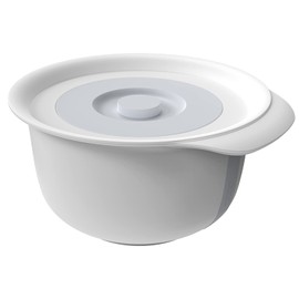 Rotho Fresh 1043302590 Set of 2 Bowls 1.2 L + 4 L with Lid Plastic