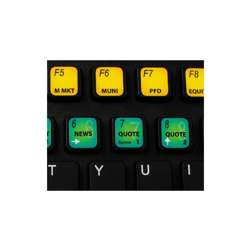 BLOOMBERG TERMINAL NEW KEYBOARD STICKERS SHORTCUTS