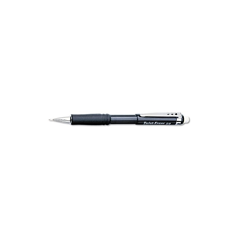 Pentel - Twist-Erase III Mechanical Pencil, 0.9 mm, Black Barrel