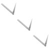 ULTECHNOVO 3sets Stainless Steel Gauge and Straight Ruler for Precision