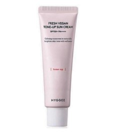 Hygge Fresh Vegan Tone-Up Sunscreen 50ml SPF 50+ / PA++++ Non-UV Korean K-Beauty Skincare School Military Dormitory Airport / 휘게 프레쉬 비건 톤업 선크림 50ml SPF 50+ PA++++ 무기자차 한국K뷰티 스킨케어 학교 군대 기숙사 공항