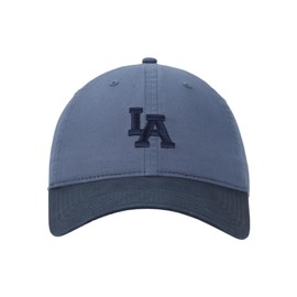 Las Angeles Two-Tone Washed Poplin Unstructured Baseball Cap
