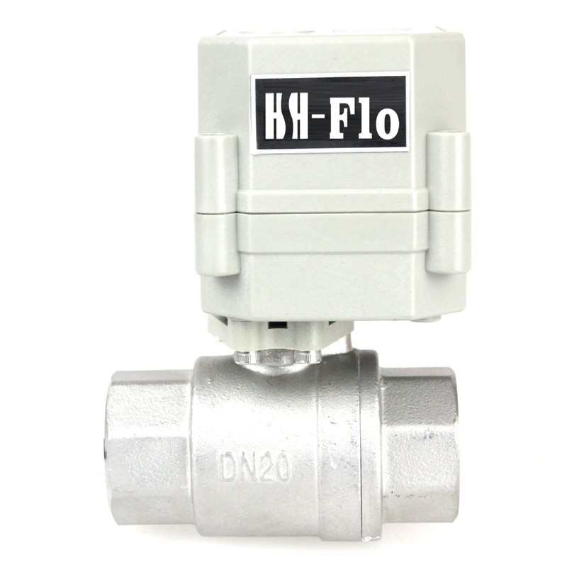 HSH-Flo 1/2" 3/4" 1" 2" 2 Way 12V/24VAC/DC 110V/230VAC Stainless