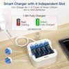 Hixon AA Rechargeable Batteries with Charger,Hixon 3500mWh High-Capacity Rechargeab...