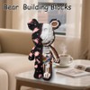 TIEDCWN Building Blocks Animal Graffiti Skeleton Bear Micro Gift for