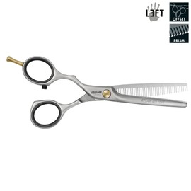 JAGUAR Pre-Style Relax 40 Left Handed Modelling Scissors with 40 Thinning Teeth in Offset Design Matte Made in Germany