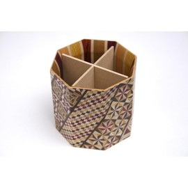 Parking Shogo Octagonal Pen Holder (Large) Parking Craft Hogane Maruyama Bussan