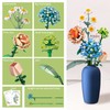 MEIEST Mini Building Blocks Flower Bouquet Set,Creative DIY Unique Decoration