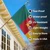 Cameroon Outdoor Flag (1x1.5ft) by DreamController - Durable, Fade-Resistant Polyester,