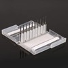 10 Pieces 2 mm Silver Cemented, 8 PCB 2 mm
