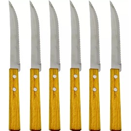 MDJ Cuchillo Para Asado Sierra 6 Piezas