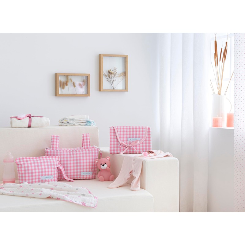 Mi bollito Pack Model Vichy, pink