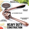 Zulay Kitchen Premium Garlic Press Set - Rust Proof Professional