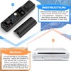 2 Pack Remote Controller with Motion Plus for Wii/WII U,