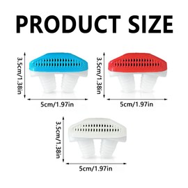 TTPSRY Schnarchstopper für Männer und Frauen Weiches Silikon Wiederverwendbar Anti Schnarch Hilfe Beim Schnarchen Verbessert Schlaf und Atmung