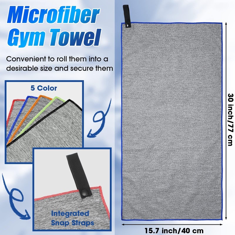 Microfiber Gym Towel Quick Dry Men Women Workout Gear for
