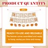EUOYUFO 3pcs Bun in the Oven Burlap Banners Bun in