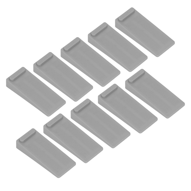 10pcs Door Stoppers Overlapping Grey Elastic Thick Noise Elimination TPR