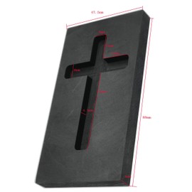 LLF Cross Casting Ingot Metal Scrap Refining Gold Silver Cross Shape